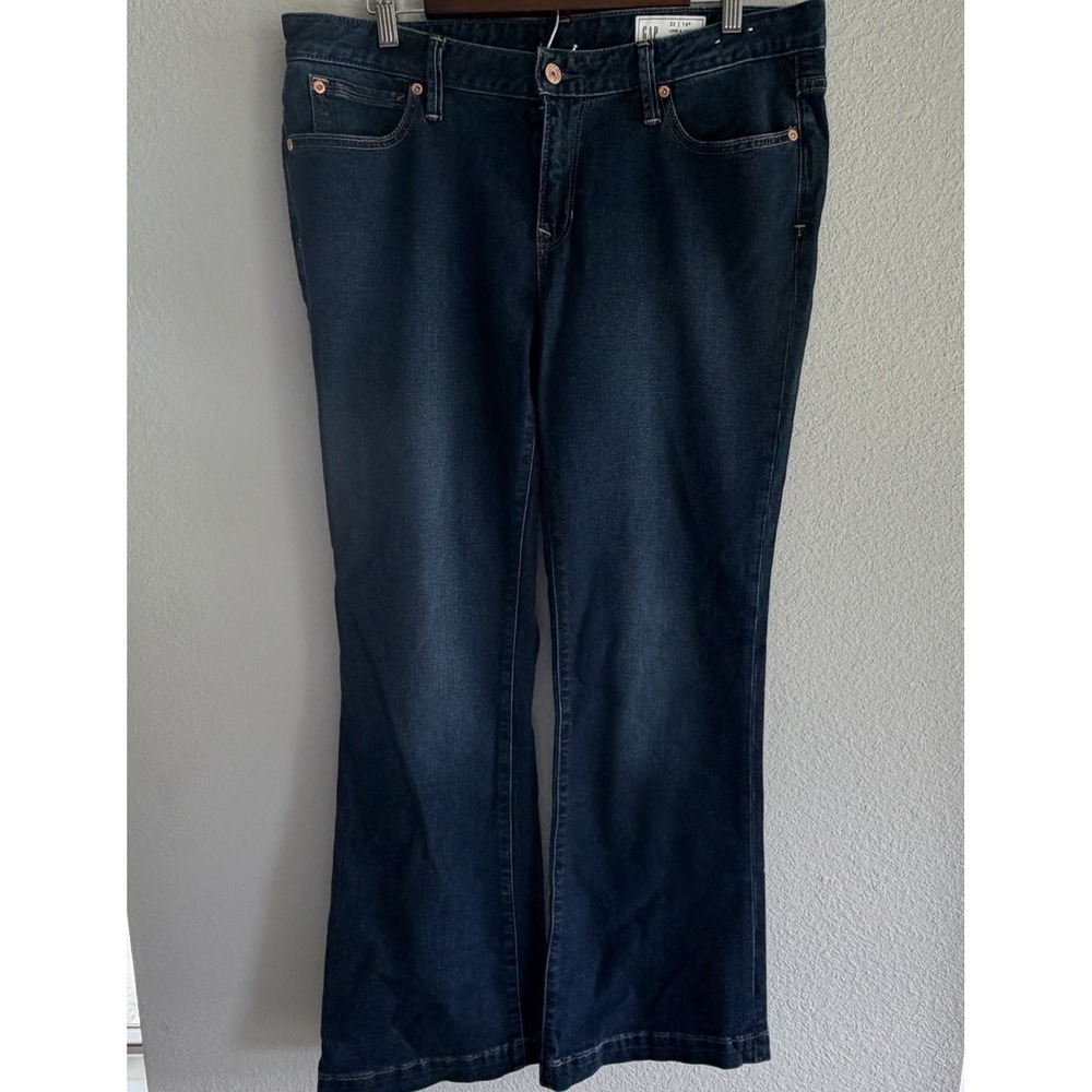 Gap Jeans Long & Lean  Women's Jeans Sz 32/14 Bootcut Blue NWOT